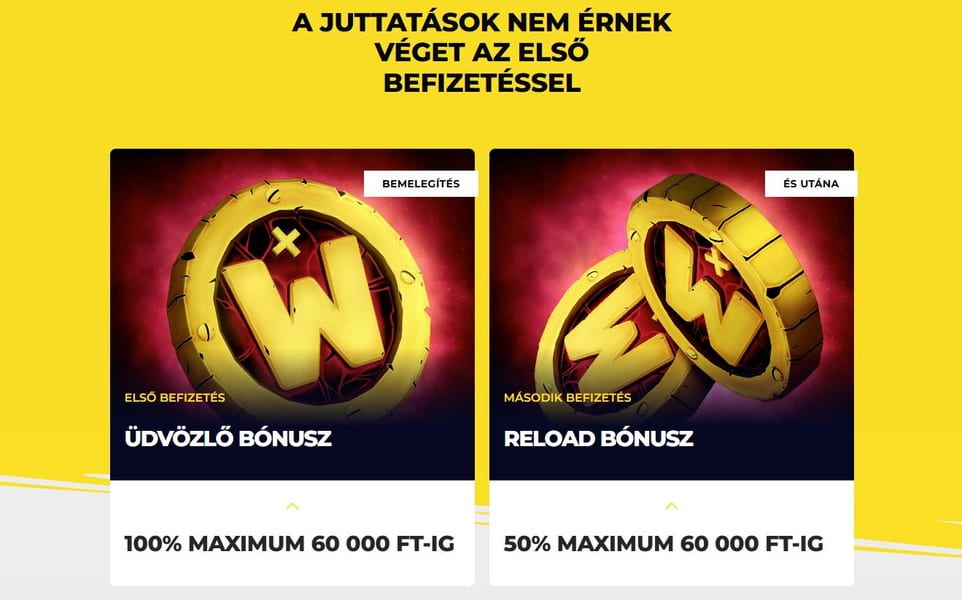 Bónuszok az Energy Casino új játékosainak
